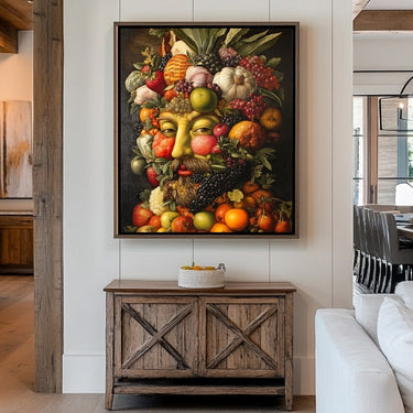 Peinture Tête Fruits